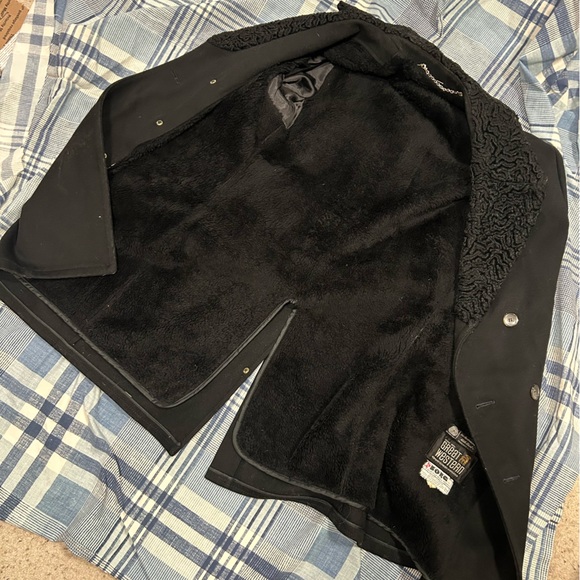 Wool coat- HEAVY Great WesternlROBITSHEK SCHNEIDER •MINNENPOLS Borg Pile - Picture 9 of 13